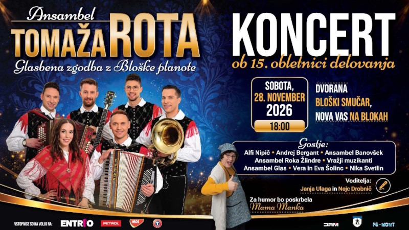 koncert ansambla tomaza rota