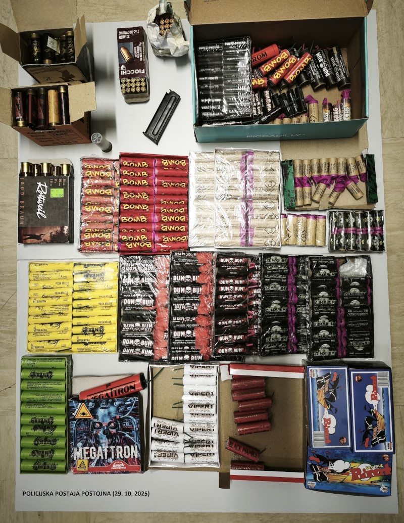 zaseg orozja pirotehnike postojna