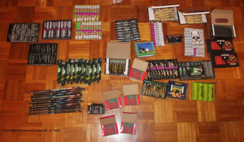 zasezena pirotehnika postojna