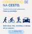 Osredotoči se na cesto. Tudi kot pešec, kolesar, voznik e-skiroja ...